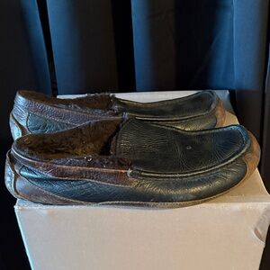 UGG Men's Leather Loafers - Black and Brown